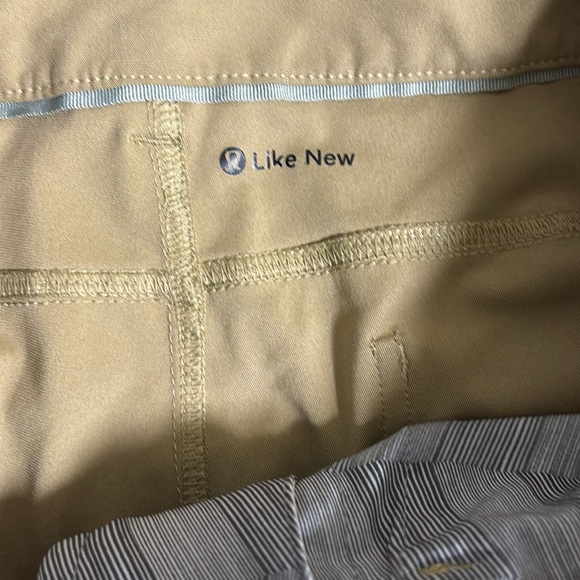 Men’s Lululemon ABC Classic-Fit 5 Pocket Pant Pants Trench Khaki 32 Like New - Picture 4 of 7